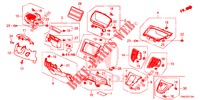 GUARNICAO INSTRUMENTOS (COTE DE CONDUCTEUR) (LH) para Honda CR-V 2.0 EXCLUSIVE NAVI 5 portas 6 velocidades manuais 2015