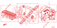 KIT JUNTAS/ CONJ. CAIXA VELOCIDADES (2.0L) para Honda CR-V 2.0 EXCLUSIVE NAVI 5 portas automática de 5 velocidades 2015