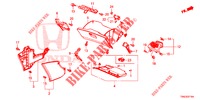 GUARNICAO INSTRUMENTOS (COTE DE PASSAGER) (LH) para Honda CR-V 2.0 S 5 portas 6 velocidades manuais 2015