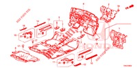 TAPETE PISO/ISOLADOR (3) para Honda CR-V 2.0 S 5 portas automática de 5 velocidades 2015