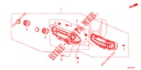 COMANDO AR CONDICIONADO AUTOMATICO(1)  para Honda CR-V 2.0 COMFORT 5 portas 6 velocidades manuais 2016