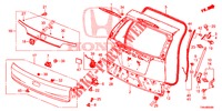 PAINEL PORTA TRASEIRA(2 PORTAS)  para Honda CR-V 2.0 S 5 portas automática de 5 velocidades 2017