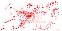 TUBO DO ENCHEDOR DE COMBUSTIVEL (2.0L) para Honda CR-V 2.0 S 5 portas automática de 5 velocidades 2017