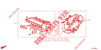 KIT JUNTAS/ CONJ. CAIXA VELOCIDADES (1.5L) para Honda CR-V 1.5 BASE 5 portas 6 velocidades manuais 2019