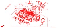 COLECTOR ADMISSAO (1.5L) para Honda CR-V 1.5 MID 5 portas 6 velocidades manuais 2019