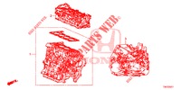 CONJ. MOTOR/CONJ. CAIXA VELOCIDADES (DIESEL) (1.6L) para Honda CR-V DIESEL 1.6 COMFORT 5 portas 6 velocidades manuais 2014