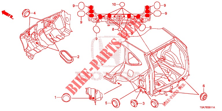 OLHAL (ARRIERE) para Honda CR-V DIESEL 1.6 COMFORT 5 portas 6 velocidades manuais 2014