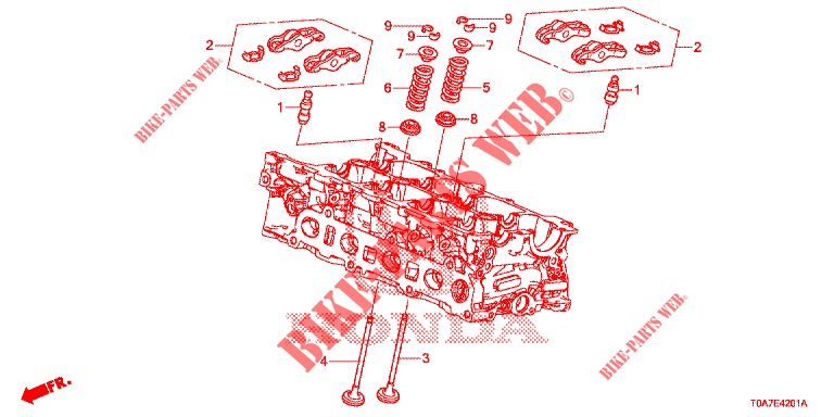 VALVULA/BALANCEIRO (DIESEL) (1.6L) para Honda CR-V DIESEL 1.6 COMFORT 5 portas 6 velocidades manuais 2014