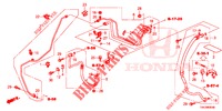 AR CONDICIONADO (FLEXIBLES/TUYAUX) (DIESEL) (1.6L) (LH) para Honda CR-V DIESEL 1.6 ELEGANCE 5 portas 6 velocidades manuais 2014