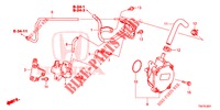 TUBO METALICO INSTALACAO/BOMBA DE VACUO (DIESEL) (1.6L) para Honda CR-V DIESEL 1.6 ELEGANCE 5 portas 6 velocidades manuais 2014