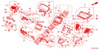 GUARNICAO INSTRUMENTOS (COTE DE CONDUCTEUR) (LH) para Honda CR-V DIESEL 2.2 COMFORT 5 portas 6 velocidades manuais 2014