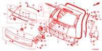 PAINEL PORTA TRASEIRA(2 PORTAS)  para Honda CR-V DIESEL 2.2 COMFORT 5 portas automática de 5 velocidades 2014
