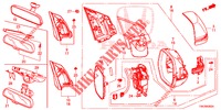 RETROVISOR/PALA SOL (3) para Honda CR-V DIESEL 2.2 COMFORT 5 portas automática de 5 velocidades 2014