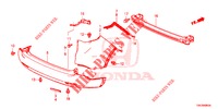 PARA CHOQUES TRASEIRO  para Honda CR-V DIESEL 2.2 ELEGANCE 5 portas automática de 5 velocidades 2014