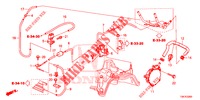 TUBO METALICO INSTALACAO/BOMBA DE VACUO (DIESEL) (2.2L) para Honda CR-V DIESEL 2.2 ELEGANCE 5 portas automática de 5 velocidades 2014