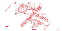COLECTOR ESCAPE (DIESEL) (2.2L) para Honda CR-V DIESEL 2.2 ELEGANCE L 5 portas automática de 5 velocidades 2014
