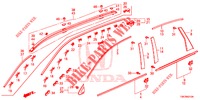 GRELHA FRENTE/MOLDURA  para Honda CR-V DIESEL 2.2 ELEGANCE L 5 portas automática de 5 velocidades 2014