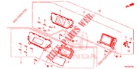 MOSTRADOR CENTRAL (LH) para Honda CR-V DIESEL 2.2 ELEGANCE L 5 portas automática de 5 velocidades 2014