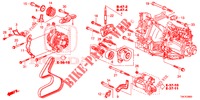 SUPORTE FIXACAO MOTOR (DIESEL) (2.2L) para Honda CR-V DIESEL 2.2 ELEGANCE L 5 portas automática de 5 velocidades 2014