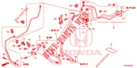 AR CONDICIONADO (FLEXIBLES/TUYAUX) (DIESEL) (2.2L) (LH) para Honda CR-V DIESEL 2.2 EXCLUSIVE NAVI 5 portas automática de 5 velocidades 2014