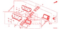 MOSTRADOR CENTRAL (LH) para Honda CR-V DIESEL 2.2 EXCLUSIVE NAVI 5 portas automática de 5 velocidades 2014