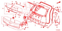 PAINEL PORTA TRASEIRA(2 PORTAS)  para Honda CR-V DIESEL 2.2 EXCLUSIVE NAVI 5 portas automática de 5 velocidades 2014