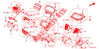 GUARNICAO INSTRUMENTOS (COTE DE CONDUCTEUR) (LH) para Honda CR-V DIESEL 1.6 COMFORT 5 portas automática de 9 velocidades 2015