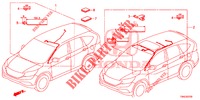 CABLAGEM (LH) (4) para Honda CR-V DIESEL 1.6 ELEGANCE NAVI 4WD 5 portas 6 velocidades manuais 2015
