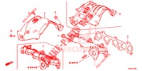 COLECTOR ESCAPE (DIESEL) para Honda CR-V DIESEL 1.6 ELEGANCE NAVI 4WD 5 portas 6 velocidades manuais 2015
