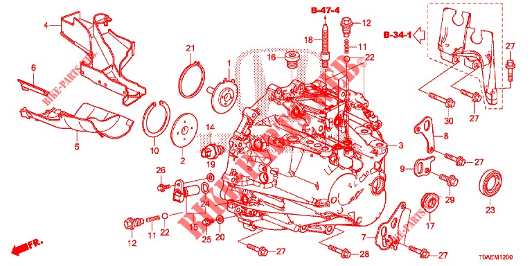 CAIXA DIRECCAO ASSISTIDA (DIESEL) (1) para Honda CR-V DIESEL 1.6 ELEGANCE NAVI 4WD 5 portas 6 velocidades manuais 2015