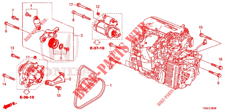AUTO TENSOR (DIESEL) para Honda CR-V DIESEL 1.6 EXECUTIVE NAVI 5 portas 6 velocidades manuais 2015