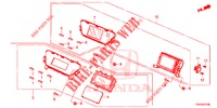 MOSTRADOR CENTRAL (LH) para Honda CR-V DIESEL 2.2 EXCLUSIVE NAVI 5 portas 6 velocidades manuais 2014