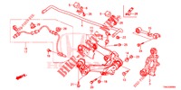 BRACO INFERIOR TRASEIRO/ESTICADOR  para Honda CR-V DIESEL 1.6 INNOVA 5 portas automática de 9 velocidades 2015