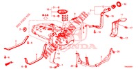 TUBO DO ENCHEDOR DE COMBUSTIVEL (DIESEL) para Honda CR-V DIESEL 1.6 INNOVA 5 portas automática de 9 velocidades 2015