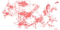 BOMBA OLEO (DIESEL) (2.2L) para Honda CR-V DIESEL 2.2 ELEGANCE 5 portas 6 velocidades manuais 2014