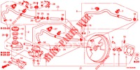 BOMBA PRINCIPAL TRAVOES/SERVO FREIO (LH) (1) para Honda CR-V DIESEL 2.2 ELEGANCE 5 portas 6 velocidades manuais 2014