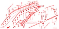 GRELHA FRENTE/MOLDURA  para Honda CR-V DIESEL 2.2 ELEGANCE 5 portas 6 velocidades manuais 2014