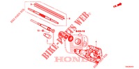 LIMPA VIDROS TRASEIRO  para Honda CR-V DIESEL 2.2 ELEGANCE 5 portas 6 velocidades manuais 2014
