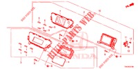MOSTRADOR CENTRAL (LH) para Honda CR-V DIESEL 2.2 ELEGANCE 5 portas 6 velocidades manuais 2014