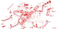 TUBO DO ENCHEDOR DE COMBUSTIVEL (DIESEL) para Honda CR-V DIESEL 2.2 ELEGANCE 5 portas 6 velocidades manuais 2014