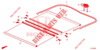 COMP. DO GUARDA SOL  para Honda CR-V DIESEL 1.6 EXECUTIVE 5 portas 6 velocidades manuais 2018