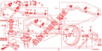 BOMBA PRINCIPAL TRAVOES/SERVO FREIO (LH) (1) para Honda CR-V DIESEL 2.2 EXCLUSIVE 5 portas 6 velocidades manuais 2013