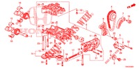 BOMBA OLEO (DIESEL) (2.2L) para Honda CR-V DIESEL 2.2 COMFORT 5 portas automática de 5 velocidades 2013