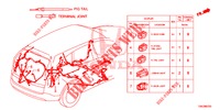 FICHA ELECTRICA (ARRIERE) para Honda CR-V DIESEL 2.2 COMFORT 5 portas automática de 5 velocidades 2013