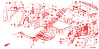 FORRO LATERAL TRASEIRO(2 PORTAS)  para Honda CR-V DIESEL 2.2 COMFORT 5 portas automática de 5 velocidades 2013