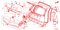 PAINEL PORTA TRASEIRA(2 PORTAS)  para Honda CR-V DIESEL 2.2 COMFORT 5 portas automática de 5 velocidades 2013
