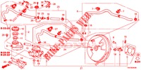 BOMBA PRINCIPAL TRAVOES/SERVO FREIO (LH) (1) para Honda CR-V DIESEL 2.2 DIESEL ELEGANCE L 5 portas 6 velocidades manuais 2013
