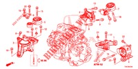 APOIOS MOTOR (DIESEL) (2.2L) (AT) para Honda CR-V DIESEL 2.2 DIESEL ELEGANCE L 5 portas automática de 5 velocidades 2013