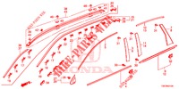 GRELHA FRENTE/MOLDURA  para Honda CR-V DIESEL 2.2 DIESEL ELEGANCE L 5 portas automática de 5 velocidades 2013