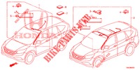 CABLAGEM (LH) (4) para Honda CR-V DIESEL 2.2 ELEGANCE 5 portas 6 velocidades manuais 2013